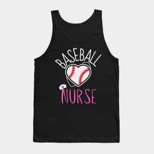 BASEBALL Nurse Funny BASEBALL & Nursing Tank Top